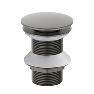 Донный клапан Aquatek AQ6003BGM, чёрный хром шлифованный фото 