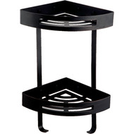 Полка угловая Azario AZ-160-2B, цвет чёрный фото 