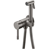 Набор для гигиенического душа Boheme Uno 467-GM, gun metal, Цвет производителя: gun metall фото 