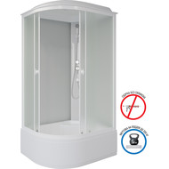 Душевая кабина Niagara 90x80 см P90/80/40R/MT, белый/матовое фото 