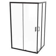 Душевое ограждение Taliente 120x80 см TA-08120-1CB, чёрный/прозрачное фото 