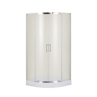 Душевое ограждение Taliente 90x90 см TA-09091-1MP, хром/рифленое фото 