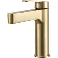 Смеситель для раковины Gappo G99-33 G1099-33, золото сатин, Цвет производителя: золото сатин фото 