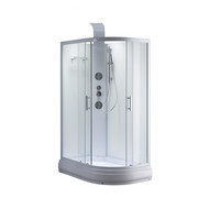 Гидробокс Taliente 120x80 см TA-128CW(L), белый/прозрачное фото 