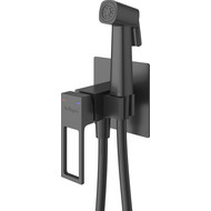 Набор для гигиенического душа BelBagno LUC-HGN-NERO, чёрный матовый фото 