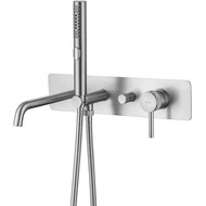 Смеситель для ванны Allen Brau Priority 5.31A06-BN (со скрытой частью) никель фото 