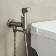 Набор для гигиенического Aquatek Ника AQ1819BGM, оружейная сталь фото 