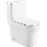 Унитаз-моноблок Azario Sinto AZ-1098 с крышкой микролифт фото 