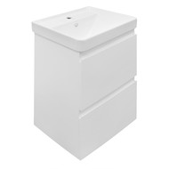 Тумба подвесная с раковиной Azario Мила 50 см CS00097989, белый фото 