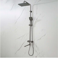 Душевая стойка Aquatek Ника AQ2840BGM, оружейная сталь фото 