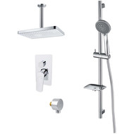 Набор смесителей 4 в 1 для душа Aquatek Вега AQ1075CR, Цвет производителя: хром фото 