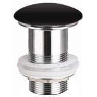 Донный клапан Ceramicanova CN2000MB, черный матовый фото 