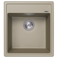 Кухонная мойка Abber Quarz AQ2901S, песочный фото 