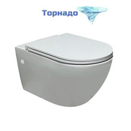 Унитаз подвесной безободковый Azzurra Lilac LIVCSP000000BI (Система смыва торнадо) фото 