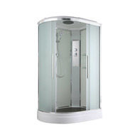 Душевая кабина Avacan 120x80 см EM2812R, хром/матовое (безсиликоновая сборка) фото 