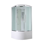 Душевая кабина Avacan 90x90 см EM5090, хром/матовое (безсиликоновая сборка) фото 