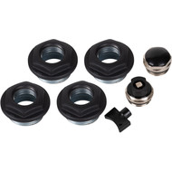 Набор присоединительный Royal Thermo 1"х1/2", чёрный фото 