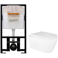 Инсталляция Loranto Prestige 4551 с подвесным унитазом Uno AZ-2380 фото 