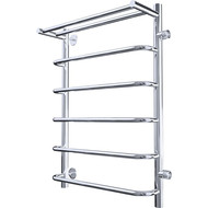 Полотенцесушитель водяной Тругор Идеал ПМ1 с полкой и боковым подводом П6 500х800 мм R (м/о 500 мм) 00-00026993 фото 