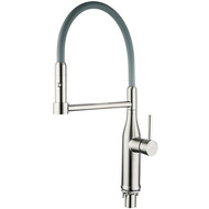 Смеситель для кухни Gappo G4398-55, серый/сатин фото 