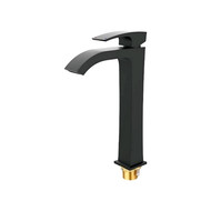 Смеситель для раковины высокий Gappo G1007-86, чёрный фото 