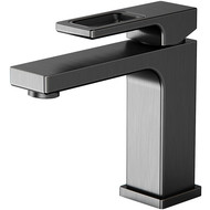 Смеситель для раковины Gappo G1017-9, оружейная сталь фото 