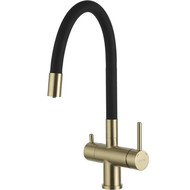 Смеситель для кухни Gappo G4398-33, золото/черный фото 