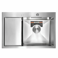 Кухонная мойка Gerhans K37851-R 1 мм, нержавеющая сталь R, Цвет производителя: нержавеющая сталь фото 