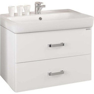 Тумба подвесная с раковиной Акватон Америна 80 см 1A1377K1AM010, белый фото 