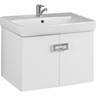 Тумба подвесная с раковиной Акватон Оптима 70 см 1A1241K1OP010, белый фото 