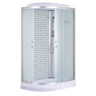 Душевая кабина Loranto 120x80 см CS-66120-13R FW 120, хром/матовое фото 