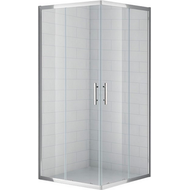 Душевое ограждение Cezares Eco A-2 90х90, хром/прозрачное фото 