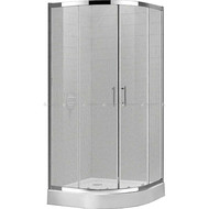 Душевое ограждение Cezares Eco R-2 80х80, хром/матовое фото 