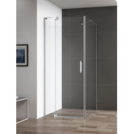Душевое ограждение Cezares Slider AH-1 80-90х90 см, хром/прозрачное фото 