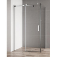 Душевое ограждение Cezares Stylus Soft AH-1 140х100, хром/прозрачное фото 