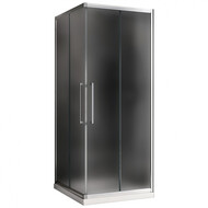 Душевое ограждение Abber Schwarzer Diamant 90х90 см AG02090MH, хром/матовое фото 