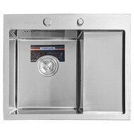 Кухонная мойка Gerhans K35848-L 1 мм, нержавеющая сталь, Цвет производителя: нержавеющая сталь фото 