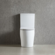 Унитаз-компакт безободковый Azario LUMA TORNADO FLUSHING AZ-1253ST с тонкой крышкой микролифт (система смыва Торнадо) фото 