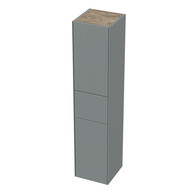 Пенал подвесной Mirsant Ultra 35 см (универсальный) серый матовый фото 