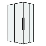 Душевое ограждение Grossman Galaxy 90х80 см 300.K33.01.9080.21.00, чёрный/прозрачное фото 