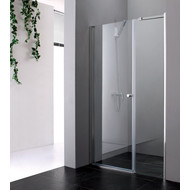 Душевая дверь Cezares Elena B-11 150 см L/R хром/прозрачное фото 