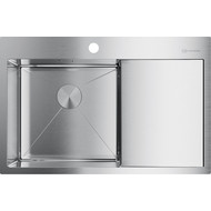 Кухонная мойка Omoikiri AKISAME 78-IN-L (4973060) 1,2 мм, нержавеющая сталь, Цвет производителя: нержавеющая сталь матовая фото 