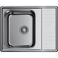 Кухонная мойка Omoikiri SAGAMI 63-IN (4993732) 0,9 мм, нержавеющая сталь фото 