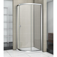 Душевое ограждение Cezares Pratico R-1 90х90 см, хром/прозрачное фото 
