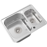 Кухонная мойка Oulin OL-0304 1 мм, нержавеющая сталь фото 