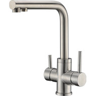 Смеситель для кухни Oulin OL-8021, сатин фото 