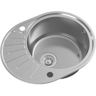 Кухонная мойка Oulin OL-R101 1 мм, нержавеющая сталь фото 