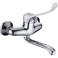 Смеситель для кухни с локтевой (хирургической) ручкой Haiba HB4654 фото 