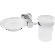 Стакан с мыльницей WasserKraft Lippe K-6526 фото 