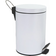 Ведро для мусора с педалью WasserKraft Kammel K-635WHITE фото 